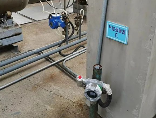氣體報警器安裝現(xiàn)場圖